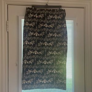 Zara midi pencil skirt
